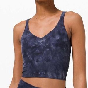 Lululemon Athletica Navy Tie-Dye Align Tank